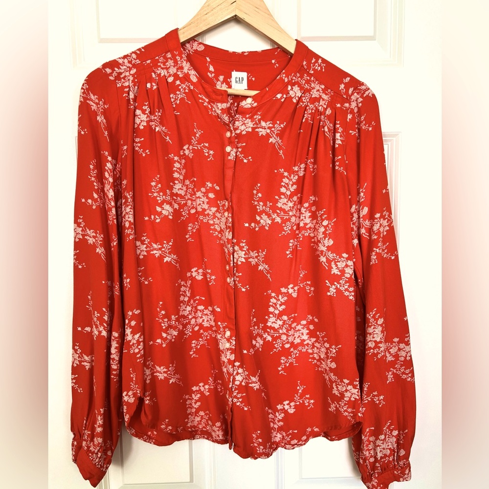 Gap Long Sleeve Blouse